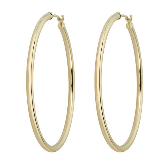 14K  plain Gold Huggee Hoops Earring Perfect Combination of Style for women - Picture 6 of 8